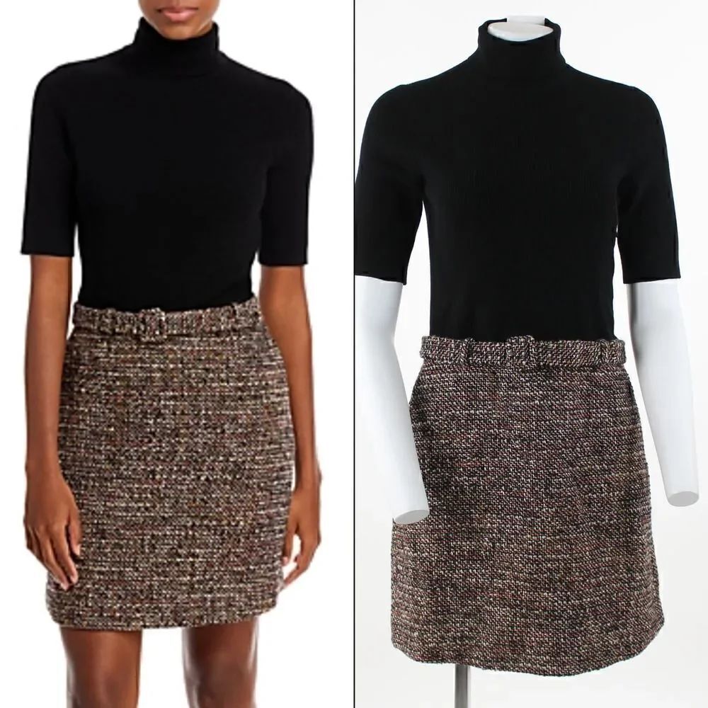 Theory Mixed Media Knit Combo Dress